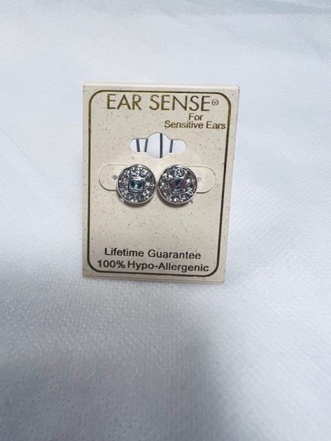 Circle Stone Studs