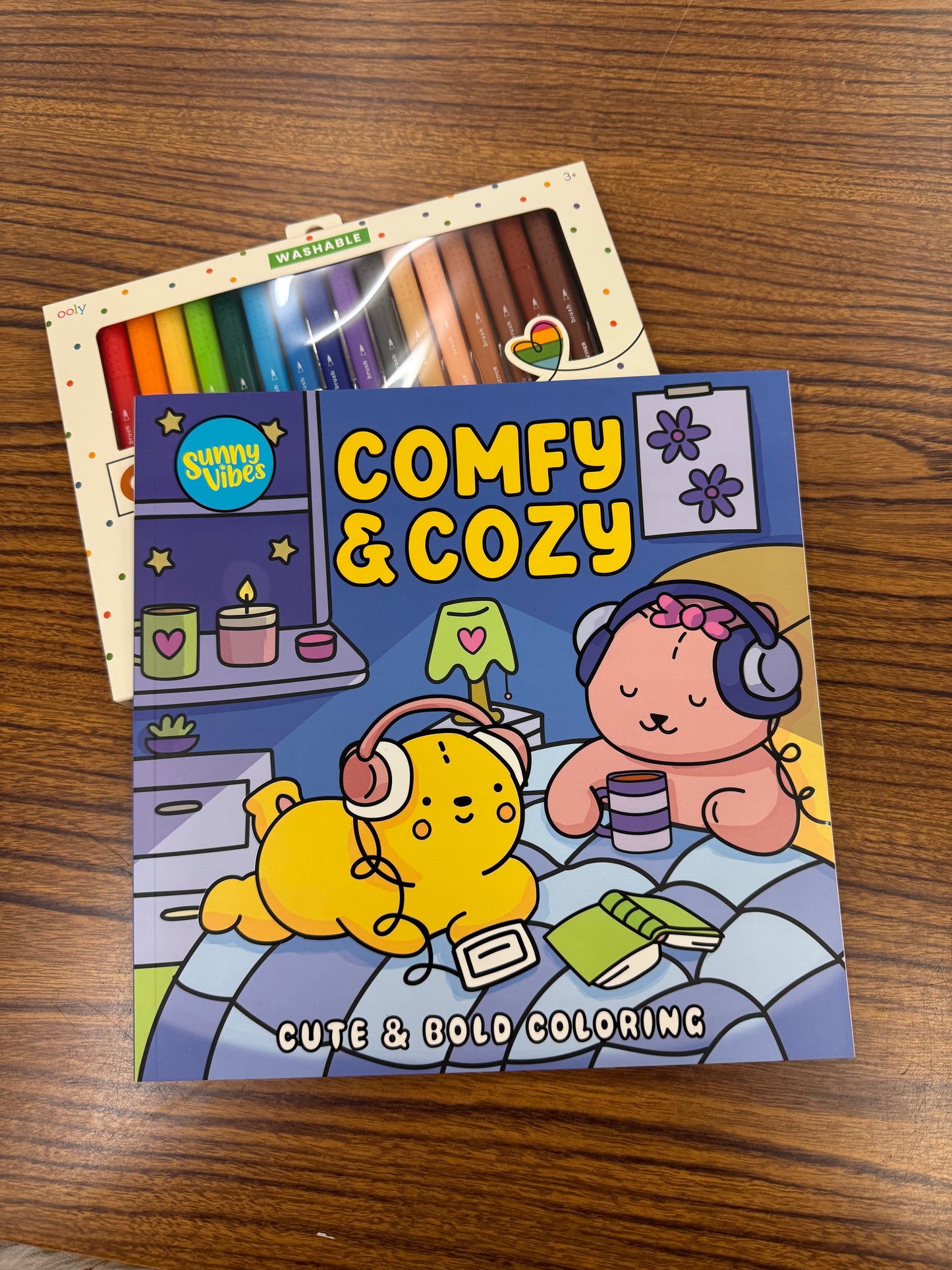 Comfy and Cozy Coloring Book Set