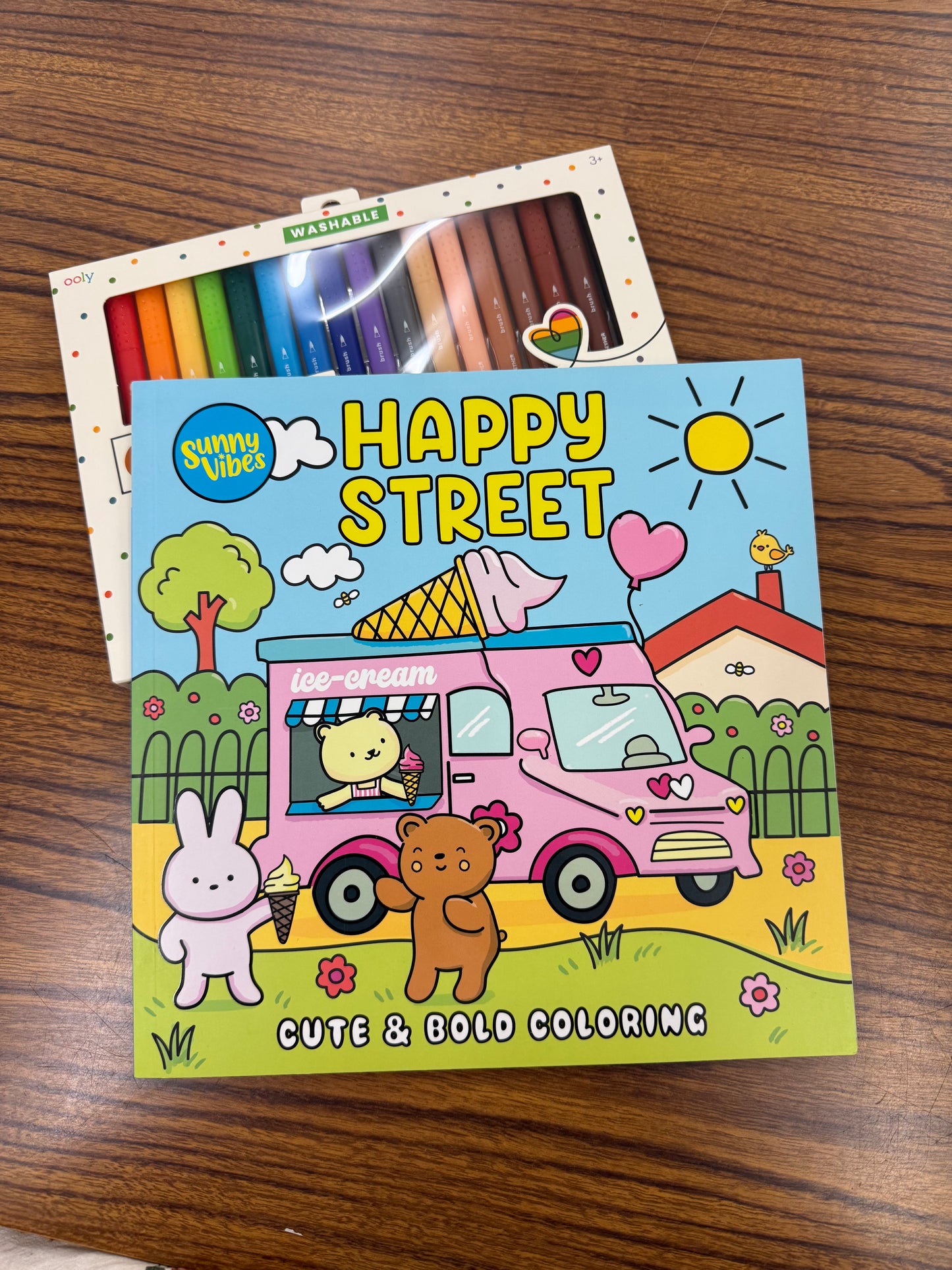 Happy Street Coloring Book Set