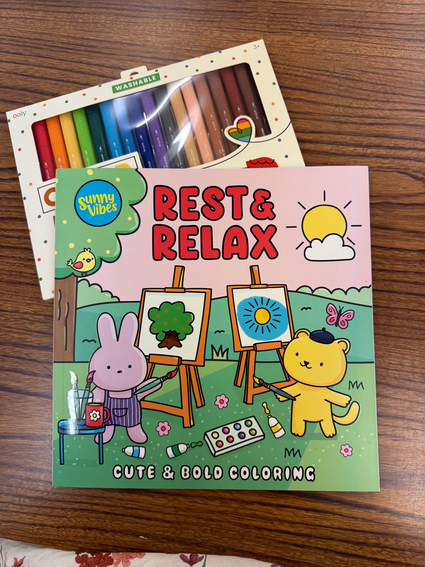 Rest and Relax Coloring Book Set